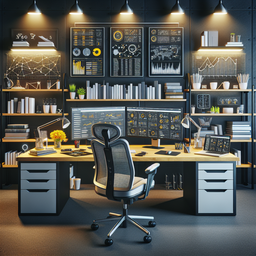 Professional SEO workspace with analytics and optimization tools